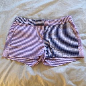 Jcrew seersucker shorts
